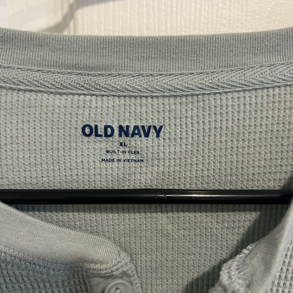 Old Navy long sleeve thermal Henleys - Picture 2 of 3